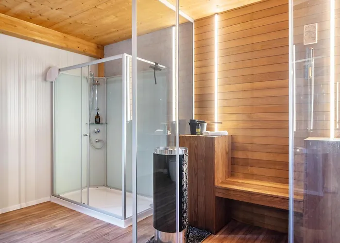 Moselbude Cube Mit Sauna Holiday home *